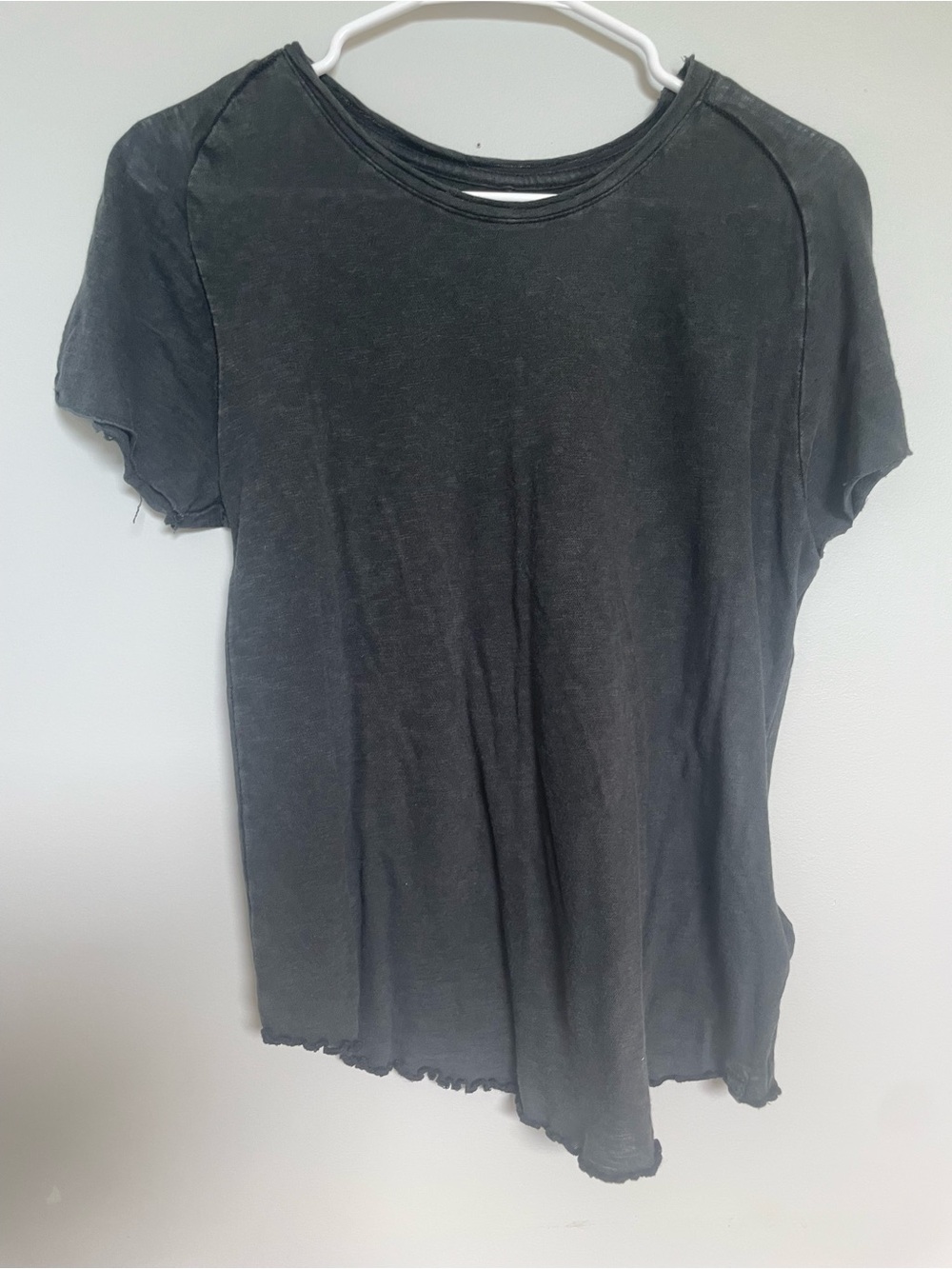 Women’s  Black Short Sleeve Crewneck Shirt